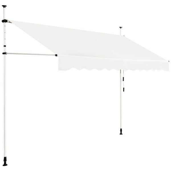 Laajeneva teleskooppimarkiisi, 350x120 cm, beige