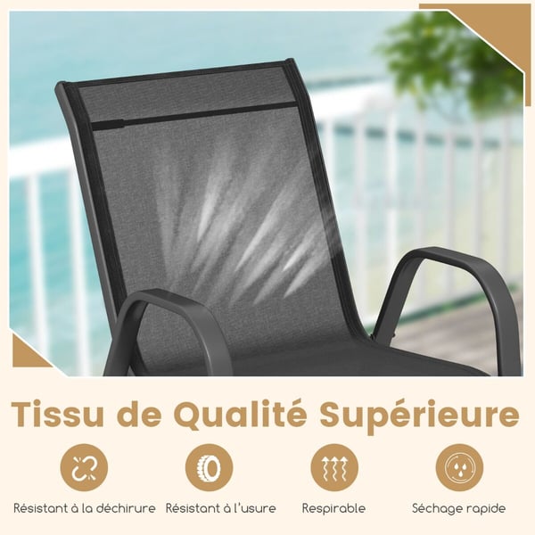 Patio Dining Chairs, 56x70x84 cm, Ruskea