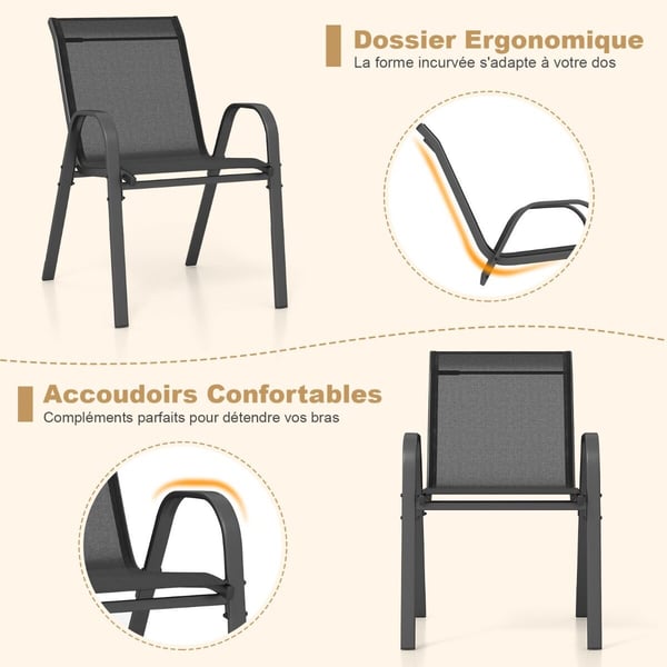 Patio Dining Chairs, 56x70x84 cm, Ruskea