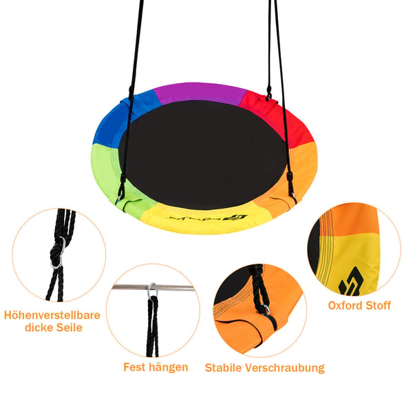 Havegynge, 100 cm, Farverig