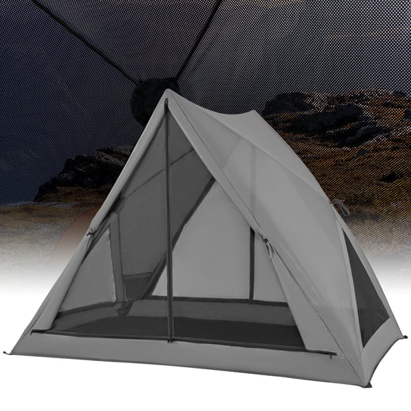 Camping telt, 19×12×13 cm, Grå