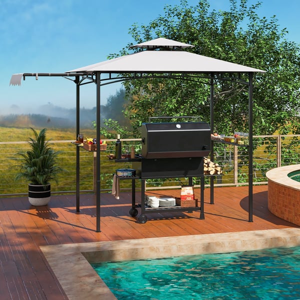 Grill Pavillon, 27×13 cm, Grå