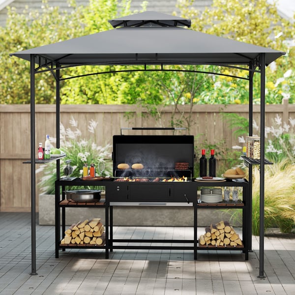 Grill Pavillon, 242x150 cm, Grå