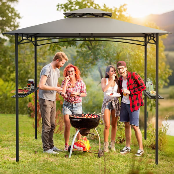 Grill Pavillon, 242x150 cm, Grå