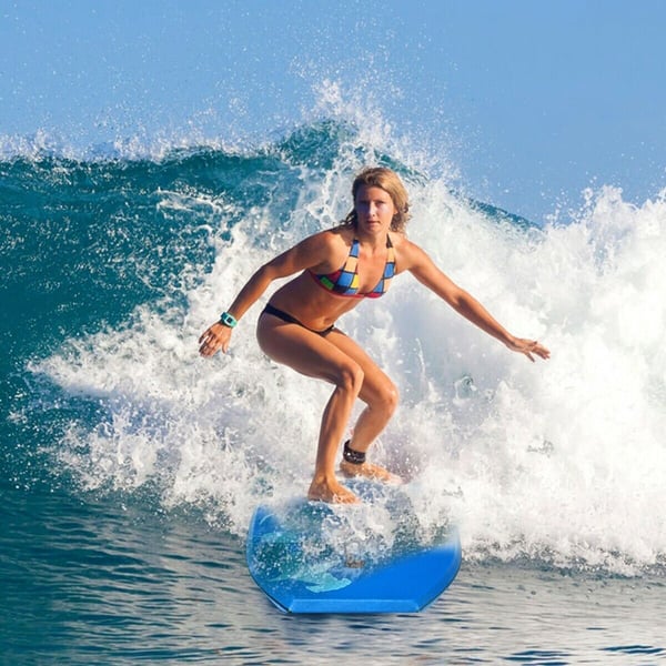 Bodyboard, Letvægts Super Bodyboard til Surfing med EPS Kerne, 107×43×8 cm