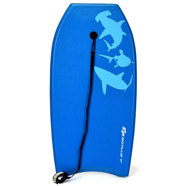 Bodyboard, Letvægts Super Bodyboard til Surfing med EPS Kerne, 107×43×8 cm