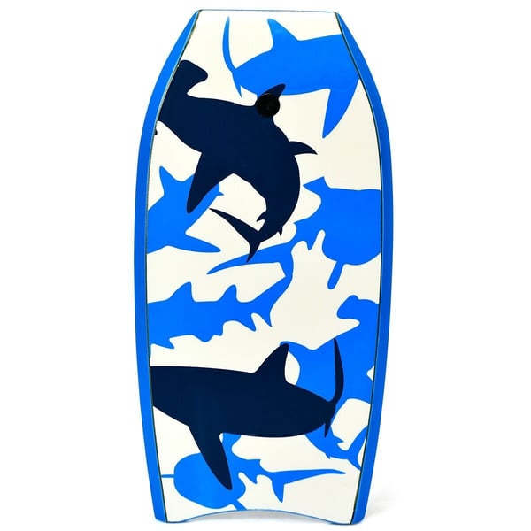 Bodyboard, Letvægts Super Bodyboard til Surfing med EPS Kerne, 107×43×8 cm