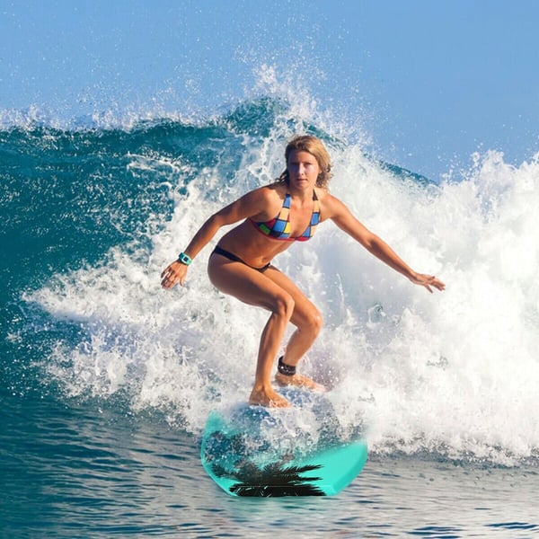 Bodyboard, 104x52x6 cm, Grøn