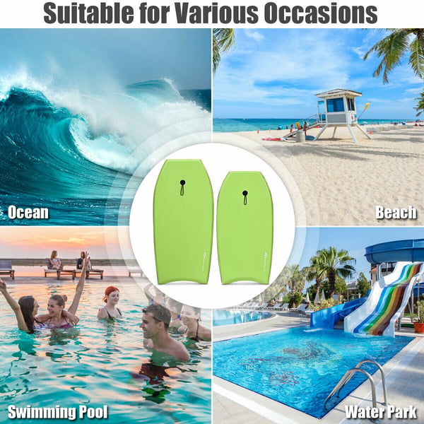 Bodyboard, Super Surfing Letvægts Bodyboard med Snor-L, 94×48×6 cm