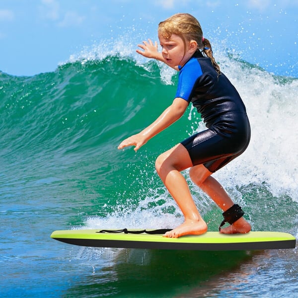 Bodyboard, Super Surfing Letvægts Bodyboard med Snor-L, 94×48×6 cm
