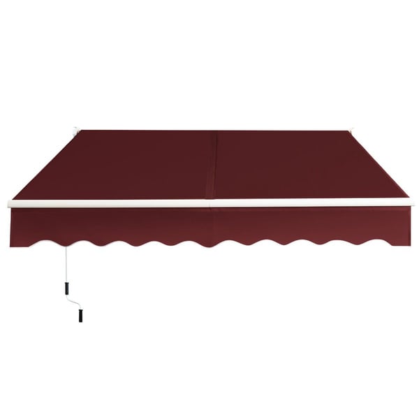 Artikuloitu käsivarsi markiisi, 2,5x2 m, Viininpunainen