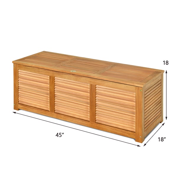 Puinen säilytyslaatikko, 120x45x45 cm, ruskea