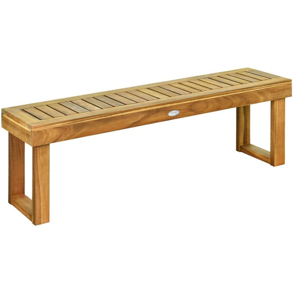 Spisebænk, 132×34×43 cm, Teak