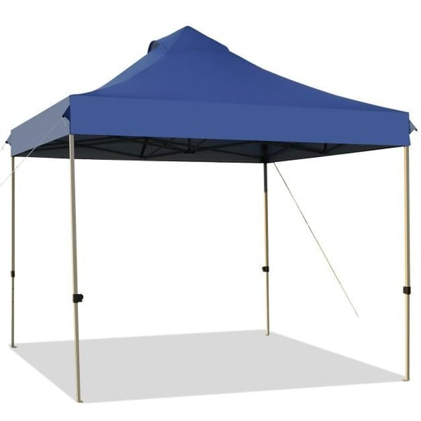 Pop Up Canopy Event Party Tent, 25×25×25 cm-10.5-335 cm, Blå