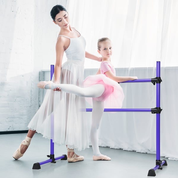 Transportabel balletstang, 49x28x47 cm, lyserød