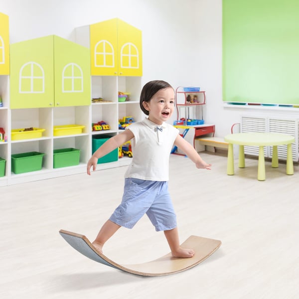 Balance Board, 90x30x19 cm, Naturfarvet Balance Board, 90x30x19 cm, Naturfarvet