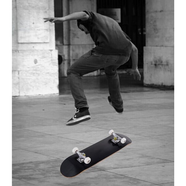 Skateboard, 20x79 cm, Sort