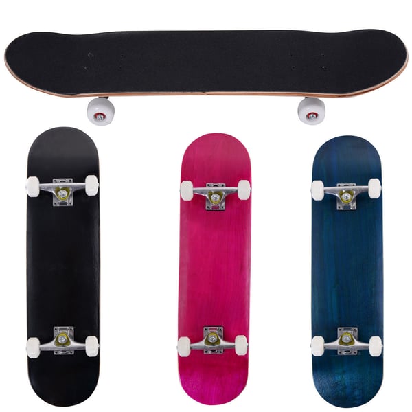 Skateboard, 20x79 cm, Sort
