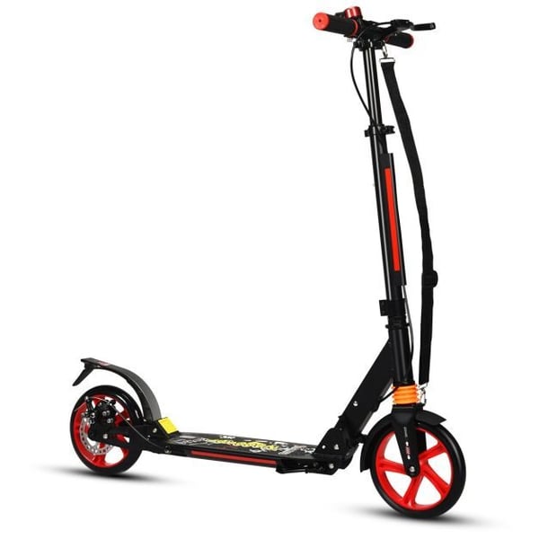 Sparkcykel, 95x37x86.5-101 cm, Sort Blå