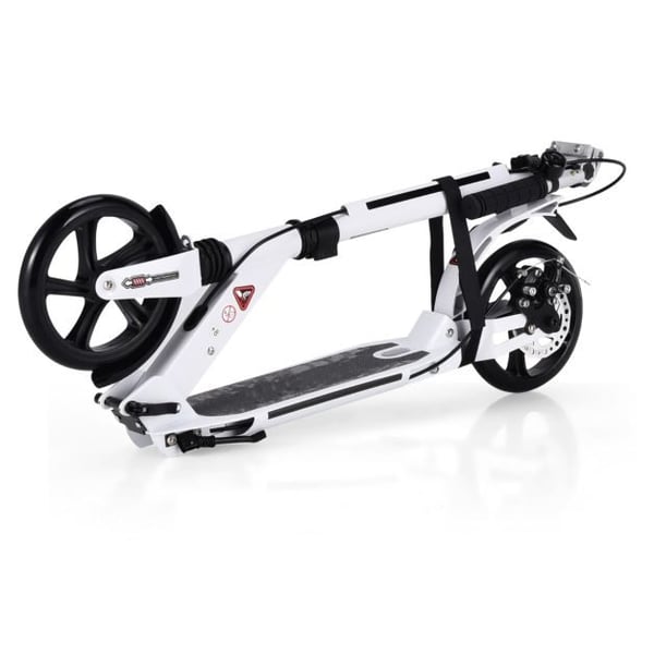 Sparkcykel, 95x37x86.5-101 cm, Hvid