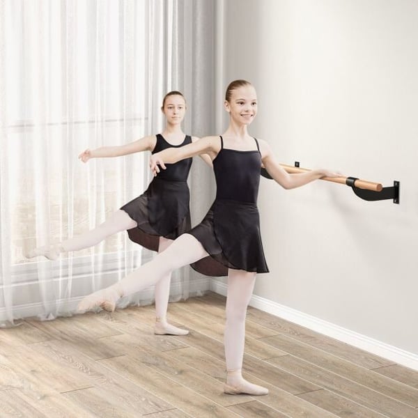 Balletstang, 121×15×30 cm, Sort