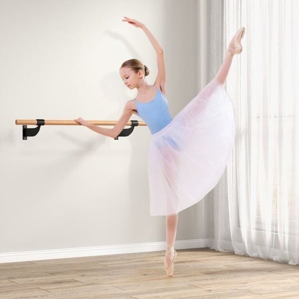 Balletstang, 121×15×30 cm, Sort