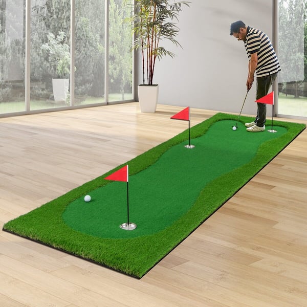 Golf Putting Green, Kunstgræs-S, 25×13 cm, Grøn