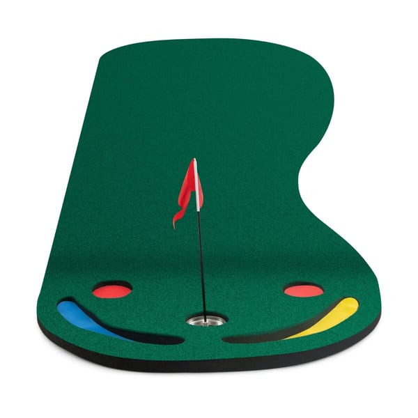 Golf putting green sæt, 25×8 cm, grøn