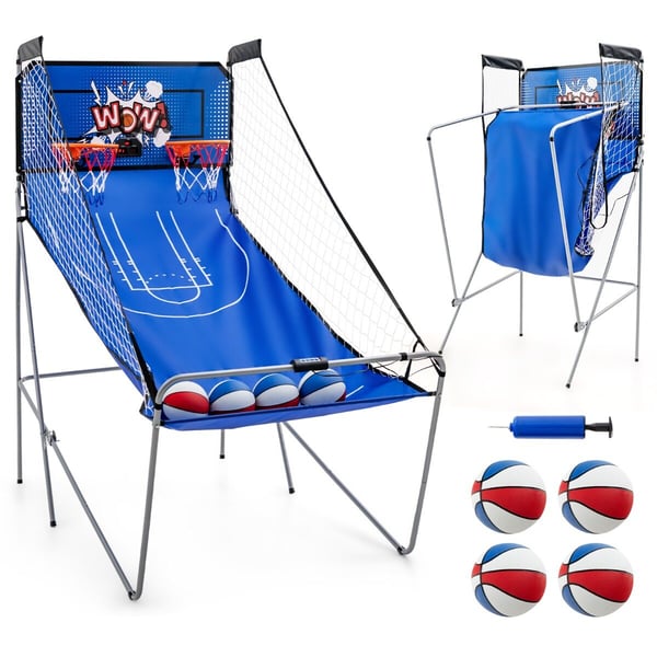 Basketballmaskine, 8 i 1, 202x107x205 cm, Mørkeblå Basketballmaskine, 8 i 1, 202x107x205 cm, Mørkeblå