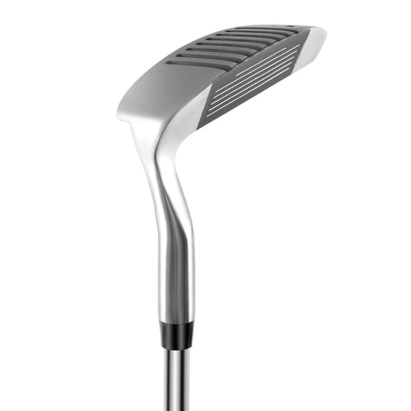 Golfkølle, 35", Sølv - materiale: rustfrit stål hoved, stålskaft, gummigreb