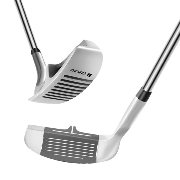 Golfkølle, 35", Sølv - materiale: rustfrit stål hoved, stålskaft, gummigreb
