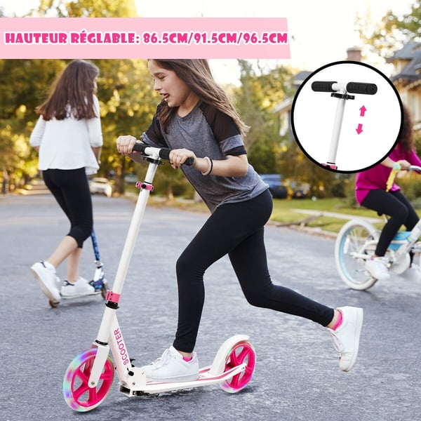Sparkcykel, 34x88 cm, Pink