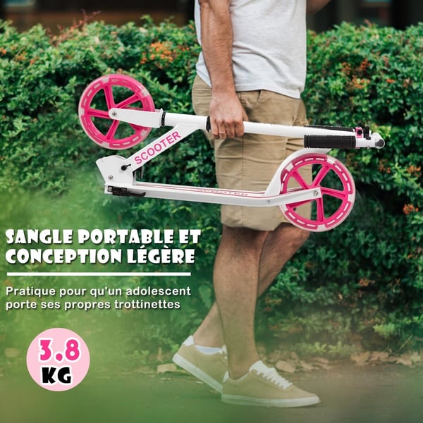 Sparkcykel, 34x88 cm, Pink