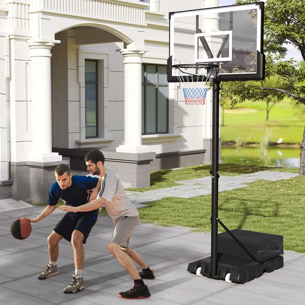 Basketballkurv, 45x29, Sort - materiale: metal, pc, pet, hdpe