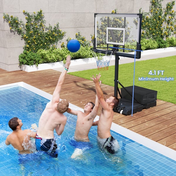 Basketballkurv, 45x29, Sort - materiale: metal, pc, pet, hdpe