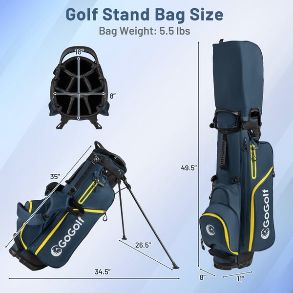 Golfkølle sæt, 87 cm, Gul