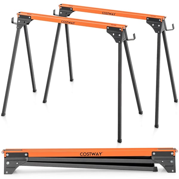 Savhest Arbejdsbuk, 96,5x47x76 cm, Orange Sort