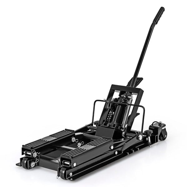 Motorcykel Hydraulisk Lift, 106x36x74-91 cm, Sort