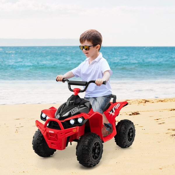 Elektrisk børne ATV, 12V, 96x58x70 cm, rød