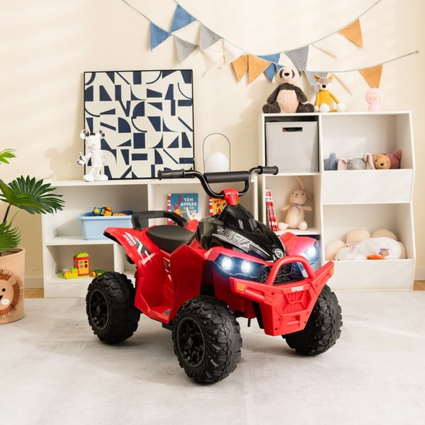 Elektrisk børne ATV, 12V, 96x58x70 cm, rød
