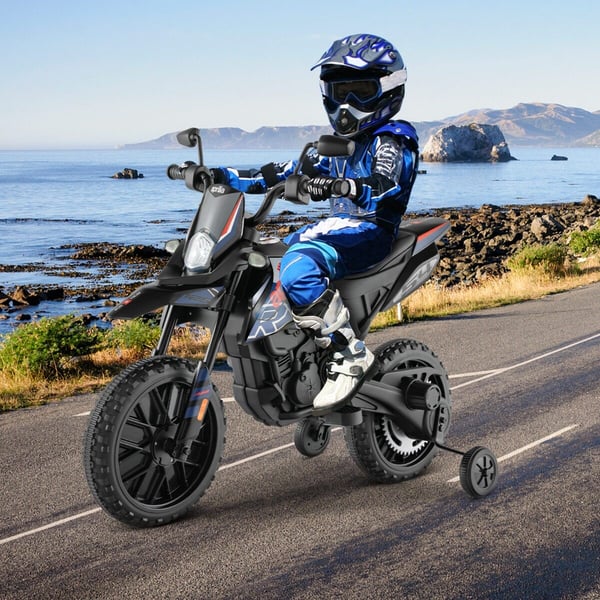 Børnemotorcykel, Aprilia Elektrisk Børnemotorcykel, 106.5x56x80 cm, Blå