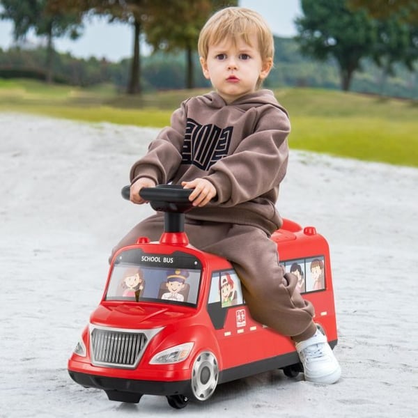 Køretøj med pedaler, 55x23x36 cm, Rød