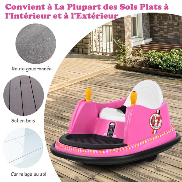 Børns Bumper Car, 57x75x42 cm, Pink