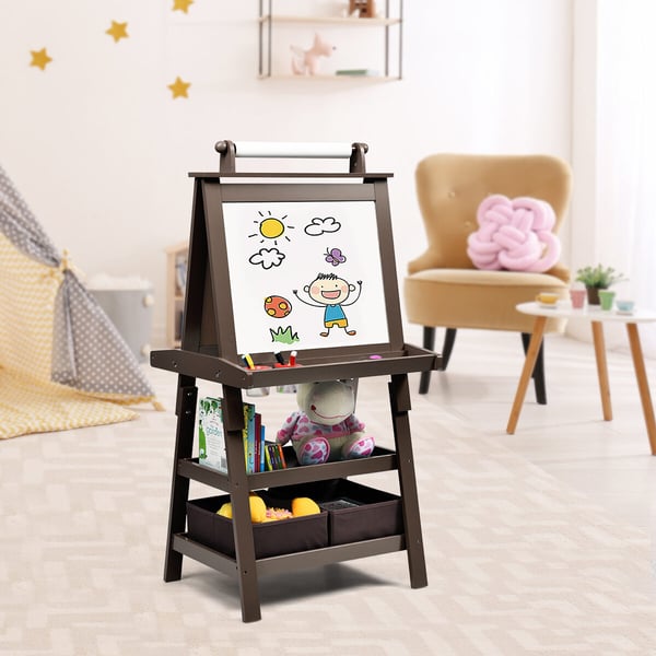 Opbevaring Kunst Staffeli, 60×50×117 cm, Hvid