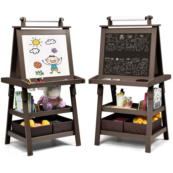 Opbevaring Kunst Staffeli, 60×50×117 cm, Hvid