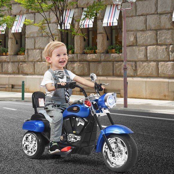 Elektrisk motorcykel til børn, 91x48x64 cm