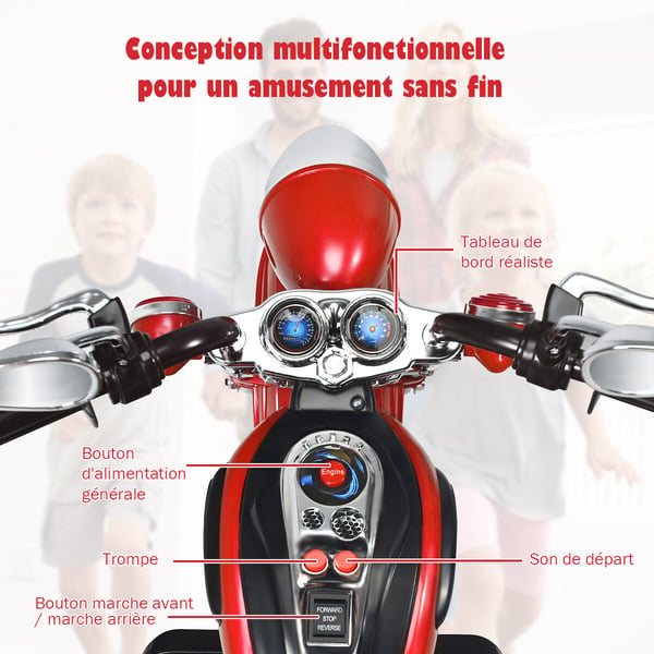 Elektrisk motorcykel til børn, 91x48x64 cm Elektrisk motorcykel til børn, 91x48x64 cm