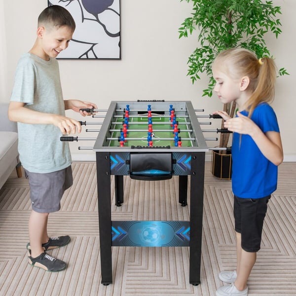 Jalkapallipeli, 94×53×76 cm, Musta