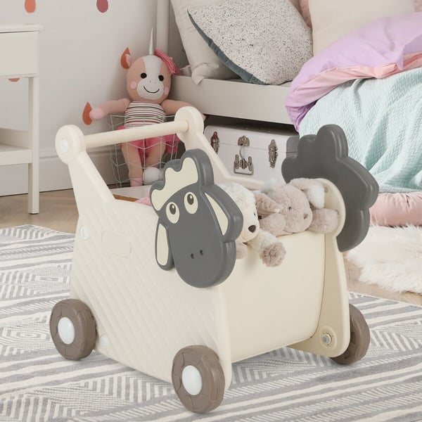 Baby Walker, 57x43x49 cm, Beige Gray