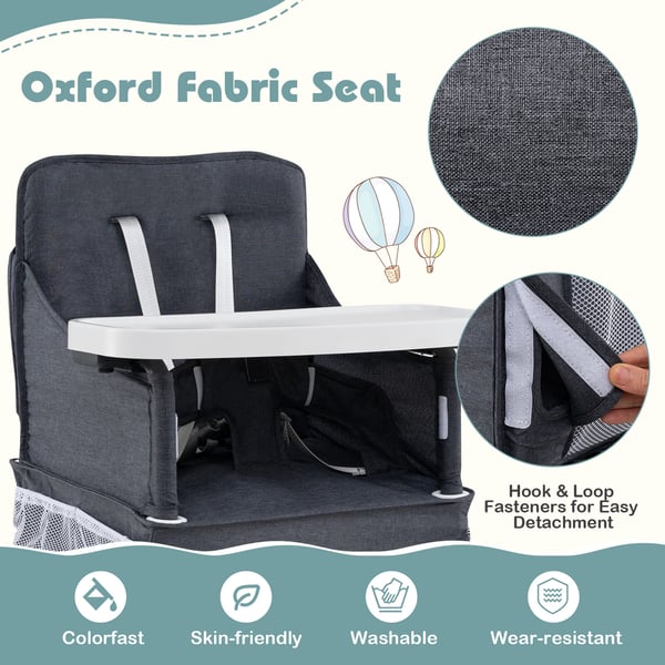Booster Seat, 58.42x57.15x96.52 cm, Mørkegrå